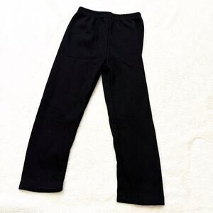 Girl's Warm Fleece Lined Leggings 4-5 Black Thick Leggings